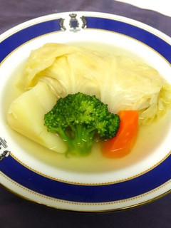 ポトフ風鶏ミンチロールキャベツ-レシピのメイン写真