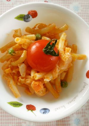 リメイク♪マカロニサラダをトマト味に-レシピのメイン写真