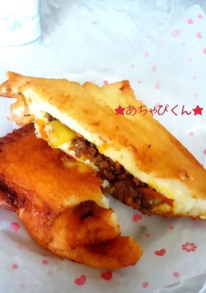 クッキングパパ参照♪我が家のインドサンド-レシピのメイン写真