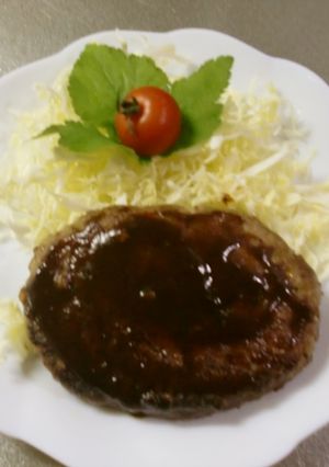 チーズinハンバーグ♡-レシピのメイン写真