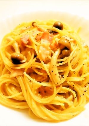 ☺生クリームなし！長芋で和風カルボナーラ-レシピのメイン写真