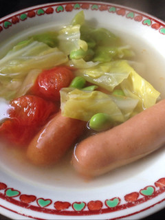 簡単 早い おしゃれに野菜スープ!-レシピのメイン写真