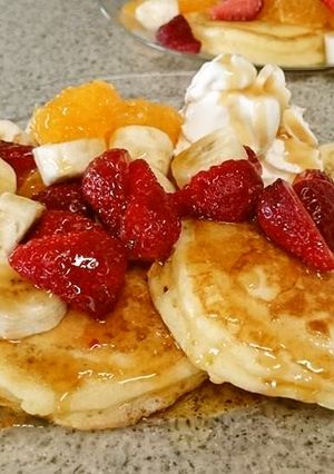 手間いらず！ふわふわカフェのパンケーキ-レシピのメイン写真