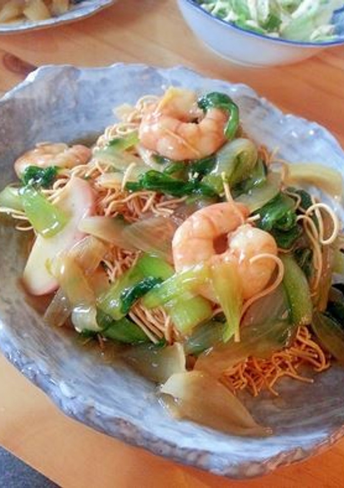 簡単♪かた焼きそば(皿うどん)-レシピのメイン写真