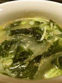 春雨入りわかめスープ♪-レシピのメイン写真