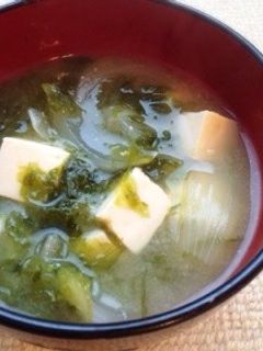 あおさの味噌汁-レシピのメイン写真