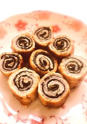 ☺お弁当に♪豚肉の青じそゆかり巻き焼き☺-レシピのメイン写真