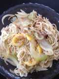 簡単ランチ◆塩レモンそうめんチャンプルー