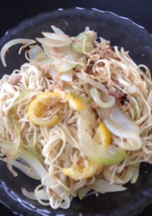 簡単ランチ◆塩レモンそうめんチャンプルー-レシピのメイン写真