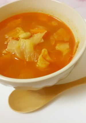 野菜たっぷり*トマトビーンズスープ-レシピのメイン写真