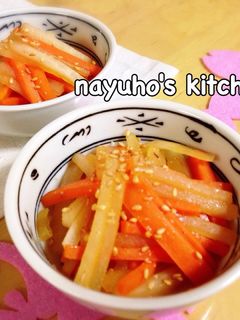 大根で♪きんぴら風*お弁当にも-レシピのメイン写真