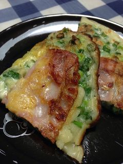 子供が喜ぶ!ネギチーズ焼き-レシピのメイン写真