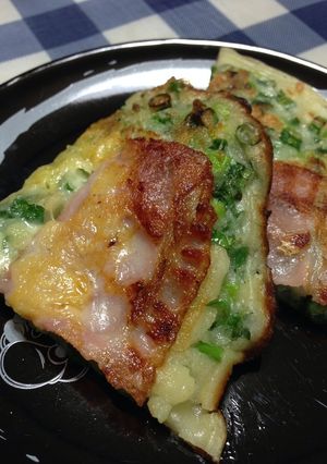 子供が喜ぶ！ネギチーズ焼き-レシピのメイン写真