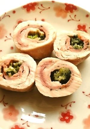 ☺簡単♪鶏ささみの水菜ベーコンロール☺-レシピのメイン写真
