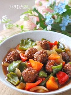 野菜たっぷり♪肉団子の甘酢あんかけ-レシピのメイン写真