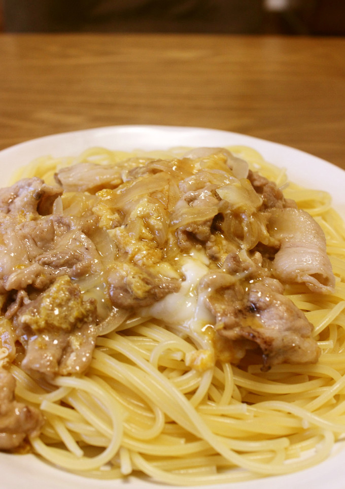簡単　とんぺい（風？）スパゲッティ-レシピのメイン写真