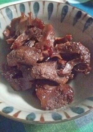 砂肝の鶏もつ煮-レシピのメイン写真