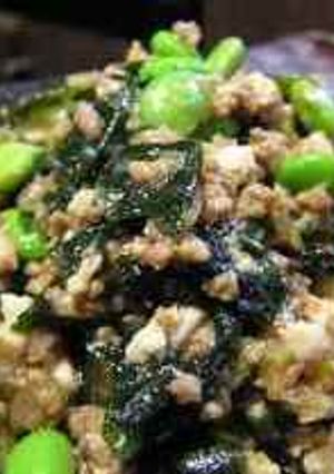 豆腐とワカメの辛味炒め-レシピのメイン写真