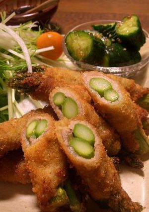 アスパラの豚ばら巻き揚げ-レシピのメイン写真