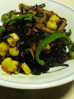 ひじきのカラフル炒め-レシピのメイン写真