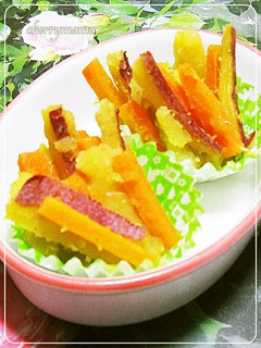 お弁当のおかず★人参と薩摩芋の塩きんぴら-レシピのメイン写真