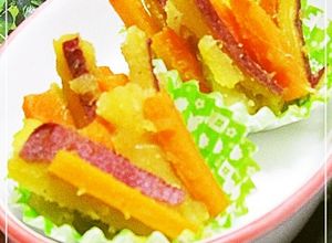 お弁当のおかず★人参と薩摩芋の塩きんぴら-レシピのメイン写真