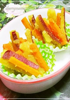 お弁当のおかず★人参と薩摩芋の塩きんぴら-レシピのメイン写真