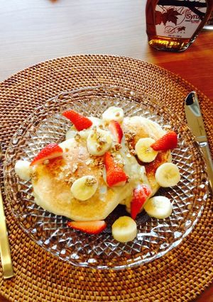 あこ酵母でオートミールパンケーキ-レシピのメイン写真