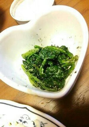 ほうれん草のこくうまゴマ合え-レシピのメイン写真