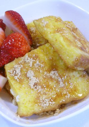 ちょっぴり和✿フレンチトーストにきな粉-レシピのメイン写真