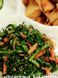春菊のゴマ和え-レシピのメイン写真
