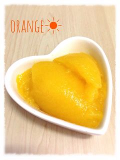 レンジで3分♪ぷるぷるオレンジゼリー-レシピのメイン写真