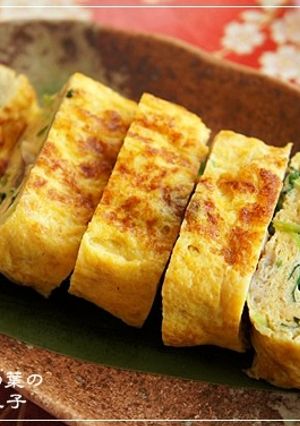 春味♪あさりと三つ葉の出汁巻き玉子-レシピのメイン写真