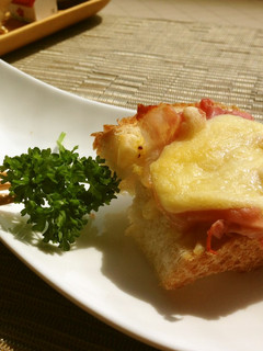 大人の朝食✿生ハム&粒マスタードトースト-レシピのメイン写真