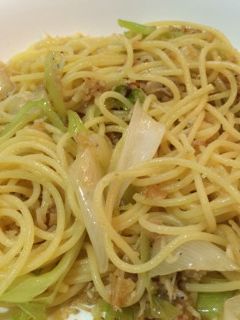葱としらすの濃厚ペペロンチーノ-レシピのメイン写真