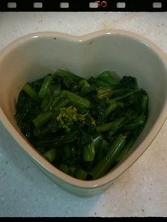 おかん仕込み!菜花のおひたし-レシピのメイン写真