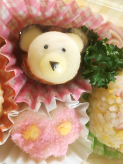 クマさん 茄子ポテトのミートソース味で-レシピのメイン写真