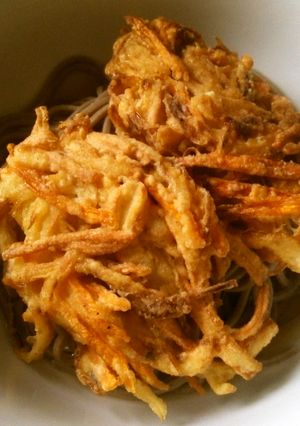 *玉ねぎと人参だけでかき揚げ*-レシピのメイン写真