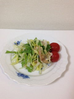 水菜とレタスのマリネ風サラダ-レシピのメイン写真