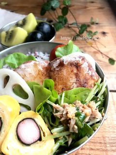 お弁当に!フライパンでめかじきの立田揚げ-レシピのメイン写真