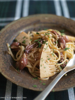 筍と蛍烏賊の柚子胡椒風味オイルパスタ。-レシピのメイン写真