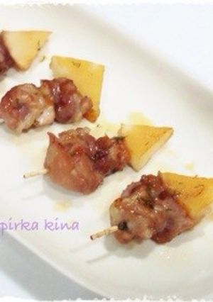 お弁当にも☆豚コマとたけのこのミニ串-レシピのメイン写真