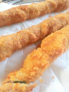 ローングなアスパラ肉巻フライ♪-レシピのメイン写真