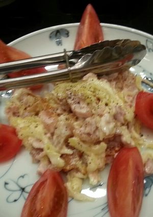 簡単鶏肉モモ肉とセロリの辛子マヨサラダ-レシピのメイン写真