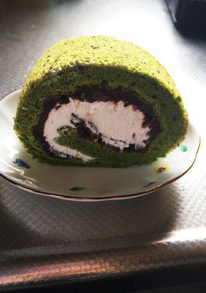 和風♪抹茶ロールケーキ-レシピのメイン写真
