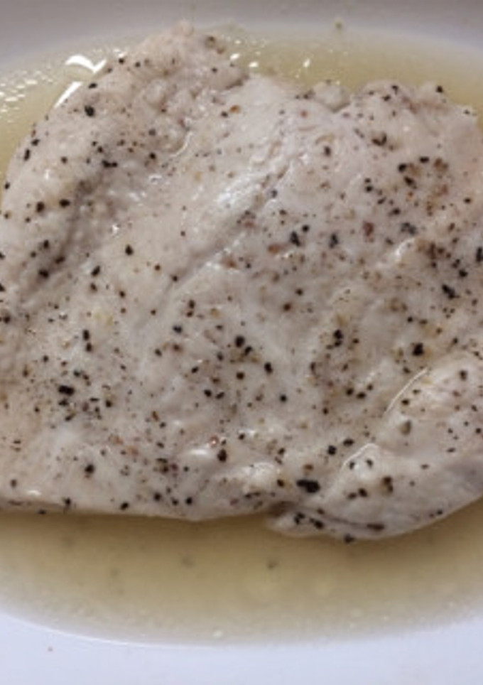 簡単 鶏ムネ肉で蒸し鶏-レシピのメイン写真