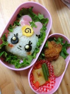 ハピネスチャージプリキュア リボン弁当-レシピのメイン写真