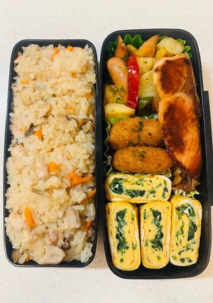 中学生弁当2024.9.8-レシピのメイン写真