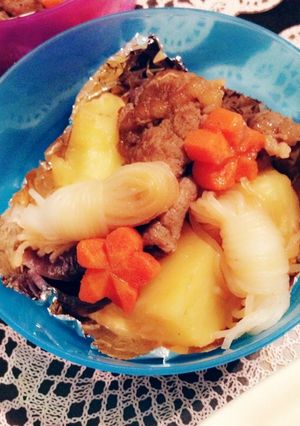 肉じゃが♡結び蒟蒻入り♪-レシピのメイン写真