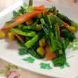 菜の花の塩炒め